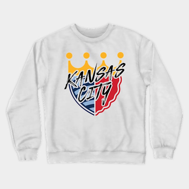 kansas city crown Crewneck Sweatshirt by crackstudiodsgn